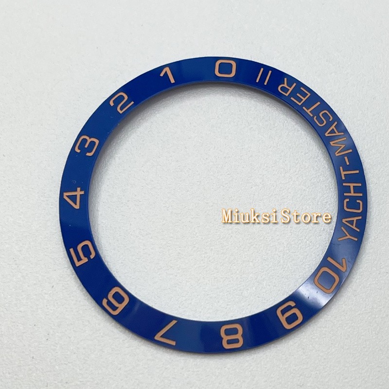 38mm/42mm Watch Bezel Yacht-Master II Sub Blue Ceramic Watch Bezel Replacement Part Accessories