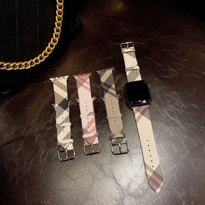 Luxury Leather Women Watch Strap for Apple Watch 7 6 SE 5 4 3 Band 41mm 45 44 40mm 42mm 38mm for iWatch 7 Bracelet Girl Loopband