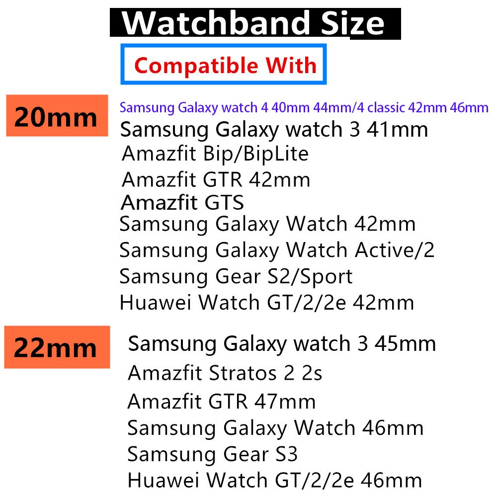 22mm Watch Band For Samsung Galaxy Watch 4/Classic/3 45mm Strap 42mm 46mm 40mm 44mm/Gear S3 Bracelet 22mm Ceramic Strap