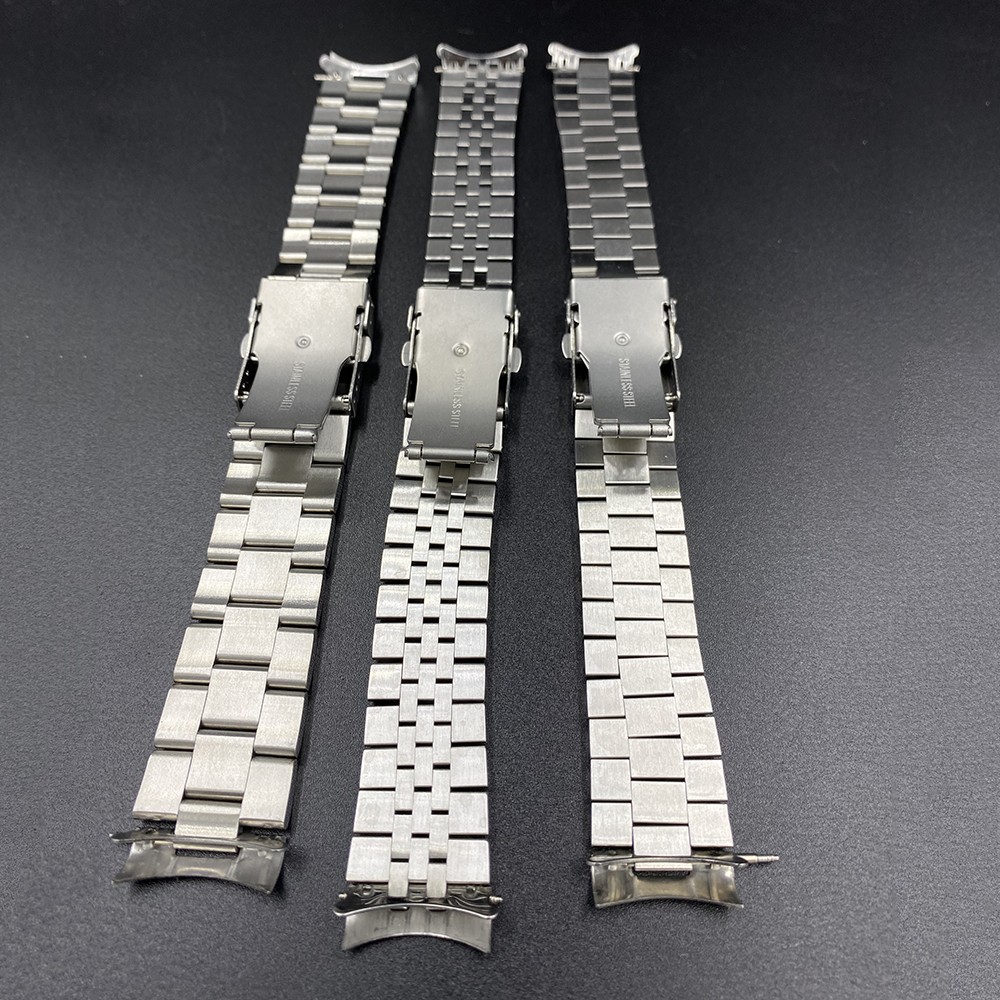 316L Stainless Steel Oyster Watchband for Seiko Men Watch Accessories Solid Jubilee Curve Bracelet Strap 18/19/20/21/22/23/24mm