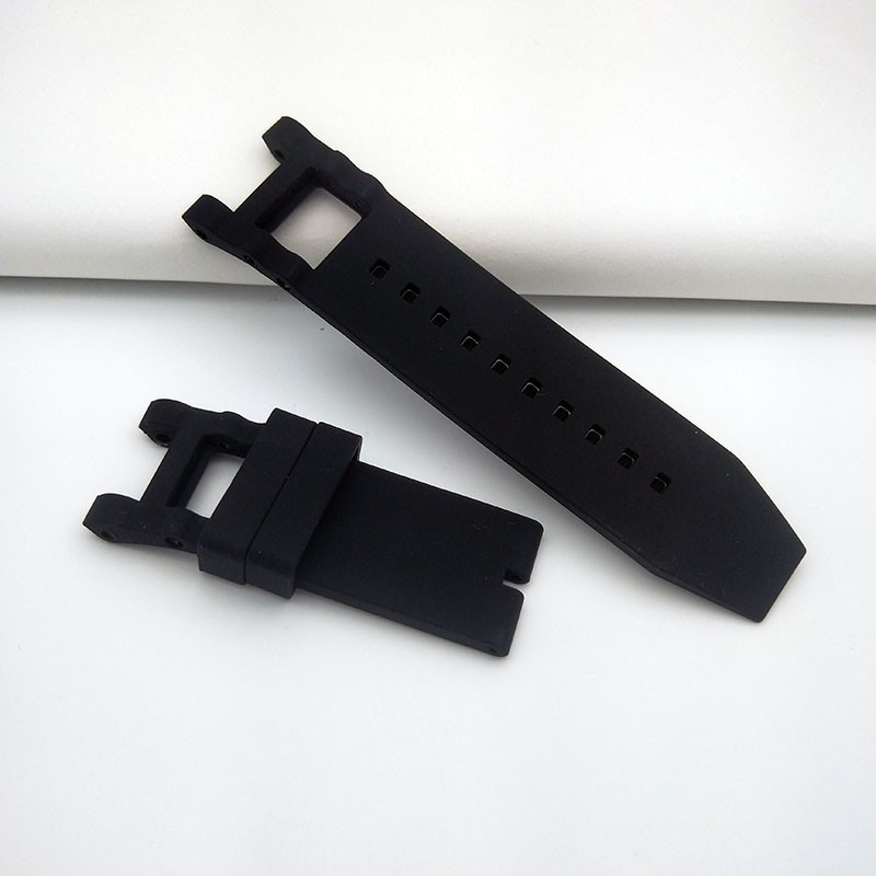 28mm Black Comfortable Silicone Watch Strap Replacement Bracelet For Invicta Subaqua Numa III 50mm Watchband Waterproof Strap