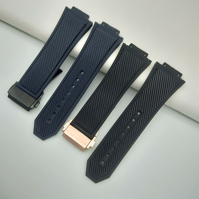 18mm20mm22mm2 4mm Watch Strap Stainless Steel Buckle For HUBLOT Fusion Classic Big Bang King Power Watch Chain Folding Clasp