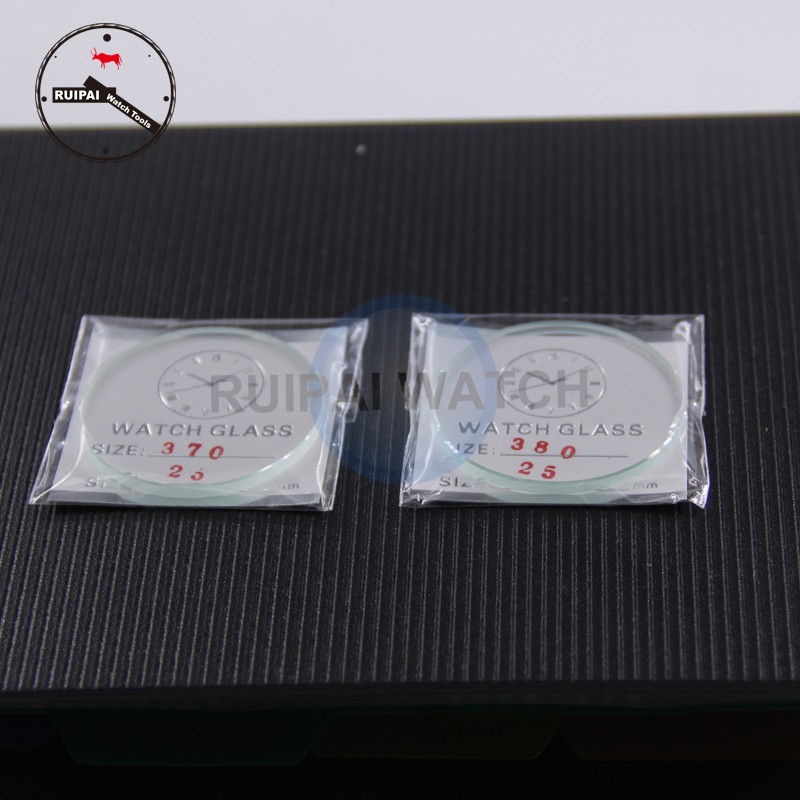 Wholesale 2pcs/lot 2.5mm thick watch glass, 26.5mm-45mm waterproof watch replacement parts quality crystal watch, 2pcs watch glass