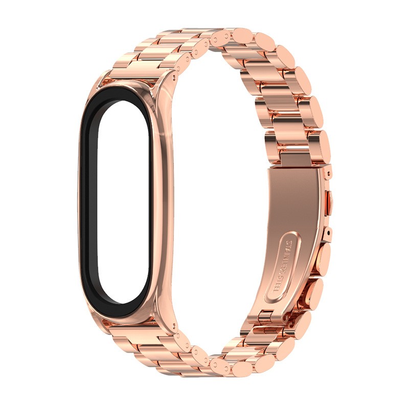 Strap for Xiaomi Mi Band 6 5 NFC Universal Metal Wrist Bracelet for Mi Band 4 Strap Stainless Steel Wristbands for Mi Band 3 Correa