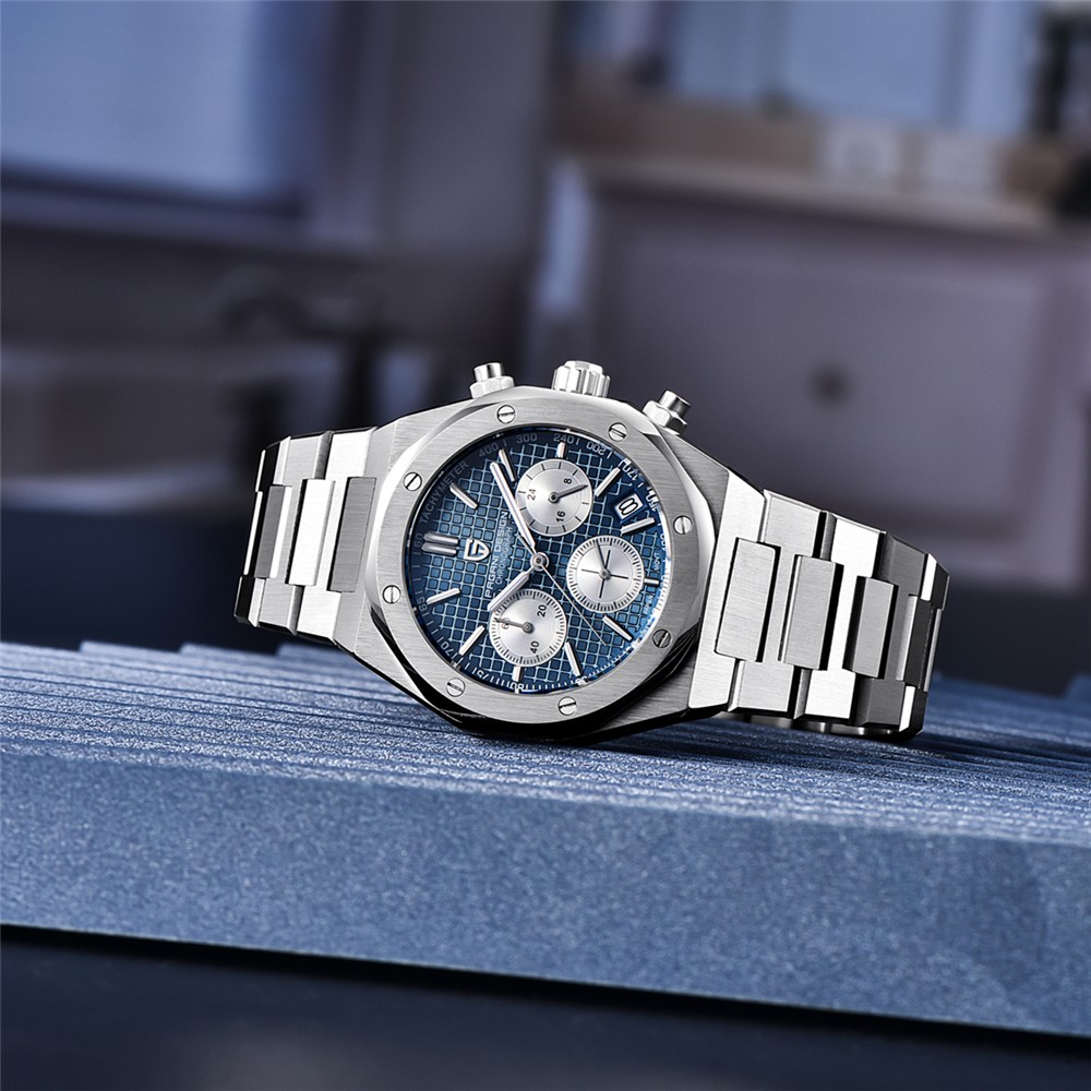 2021 New PAGANI Design Men's Quartz Watches Top Brand Stainless Steel Sapphire Automatic Chronograph 20Bar Relogio Masculino