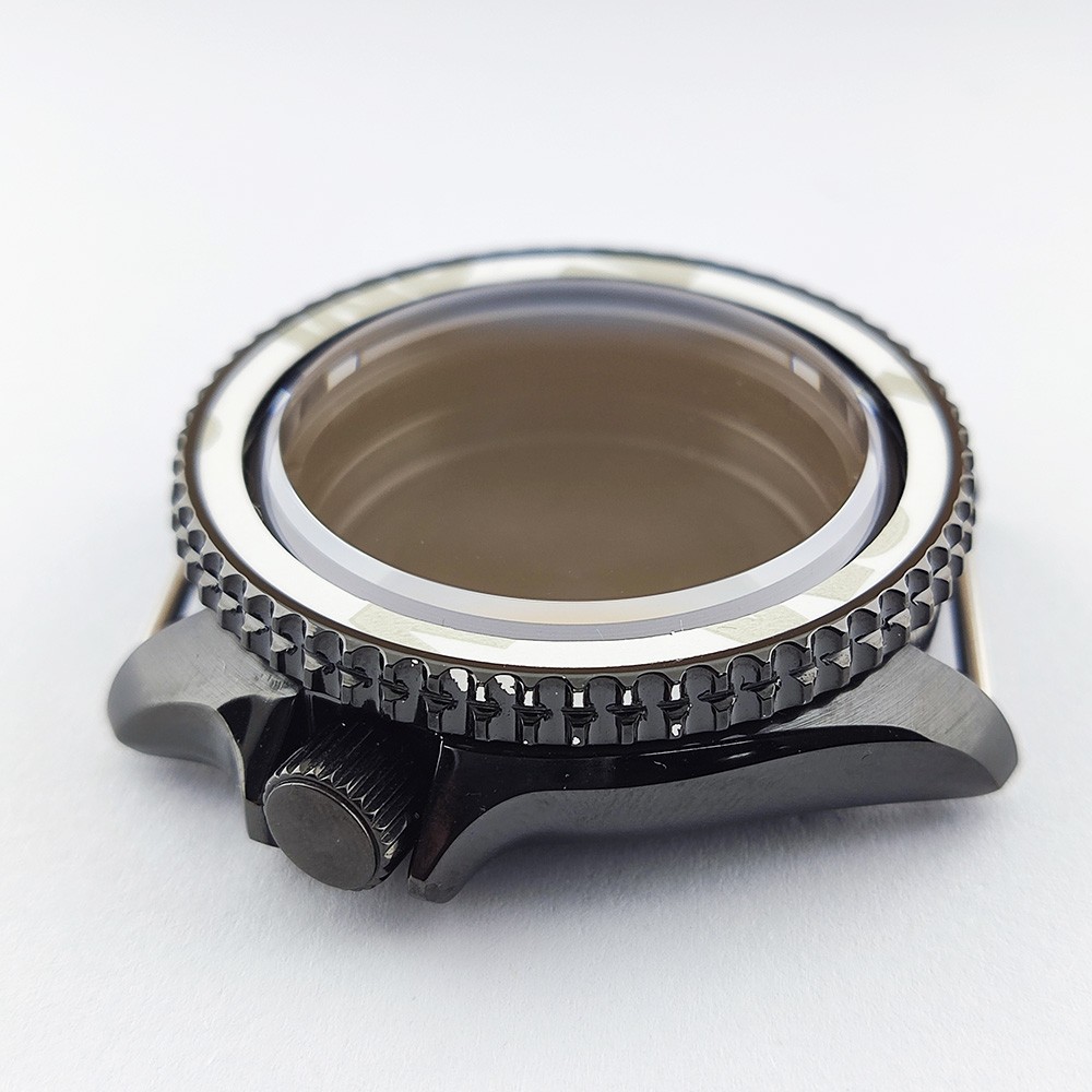 41.5mm NH35 NH36 case, watch accessories, stainless steel plated sapphire glass suitable for NH35 NH36 movement