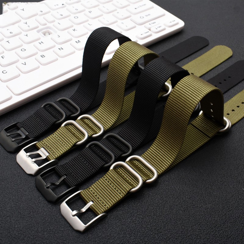 Nylon watch strap 22mm 23mm watch band waterproof sport for Luminox watchbands NATO black strap fashion bracelet for men strap