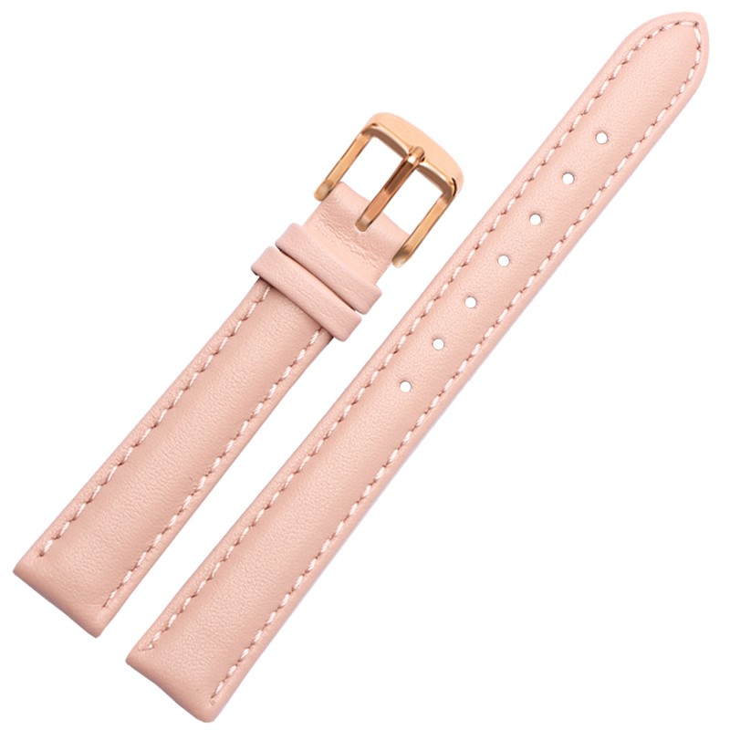 Women's Genuine Leather WatchBands for Casio Fossil Watch Band Foley Foley First Layer Leather Watch Strap 12mm 14mm 16mm