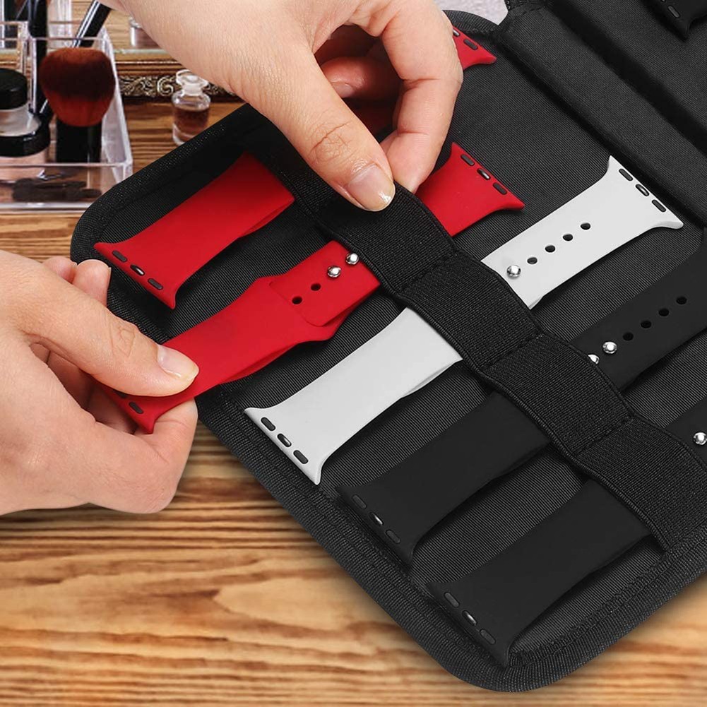 New Watch Organizer Box Multi-Spec Portable For Apple Watch Strap Travel Carry Bag Watchband Storage Bag Pouch