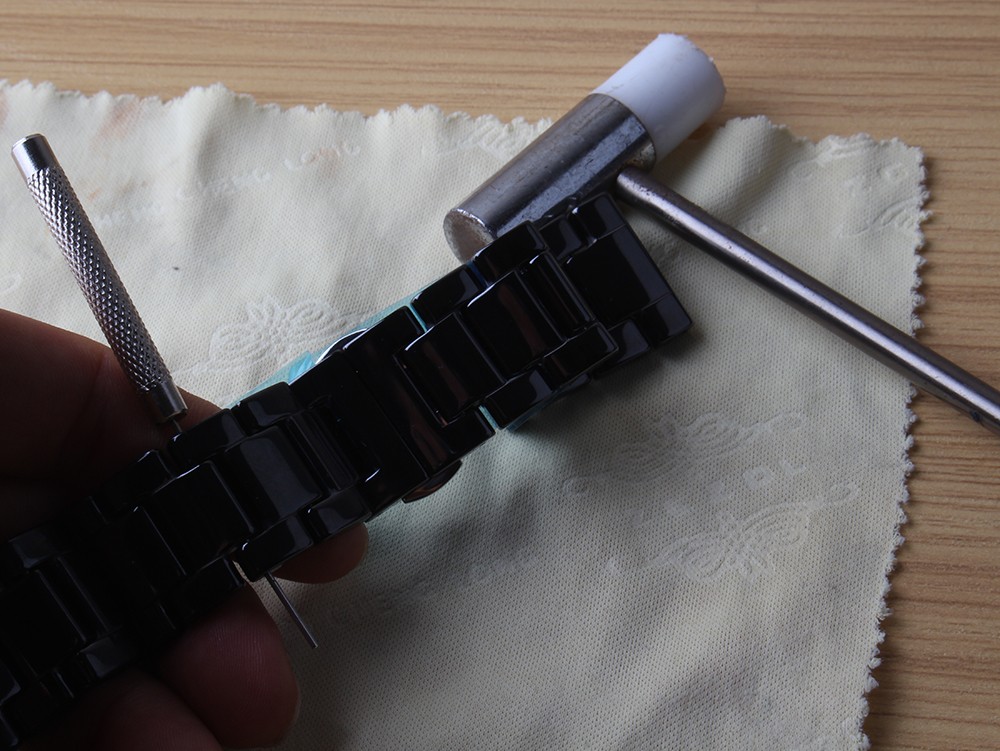 New arrival watch accessories black ceramic links for special watch straps 20mm 22mm extra links extension length straps