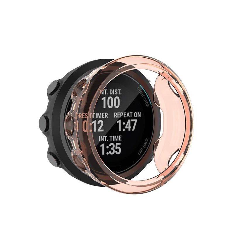 Soft Ultra-thin TPU Case Cover Silicone Protector Shell for Garmin Swim 2 Smart Watch Accessories