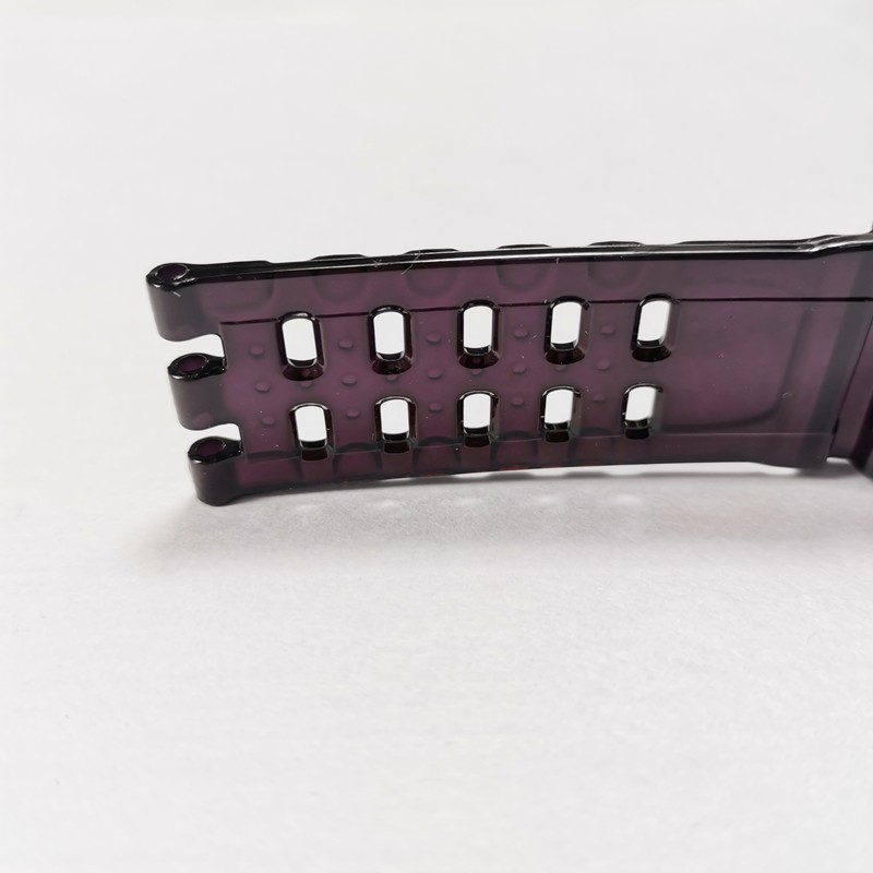 Black Purple GW9400 Silicone Rubber Watch Band and Bezel Transparent Watchband Cover with Tools Wholesale Dropshipping