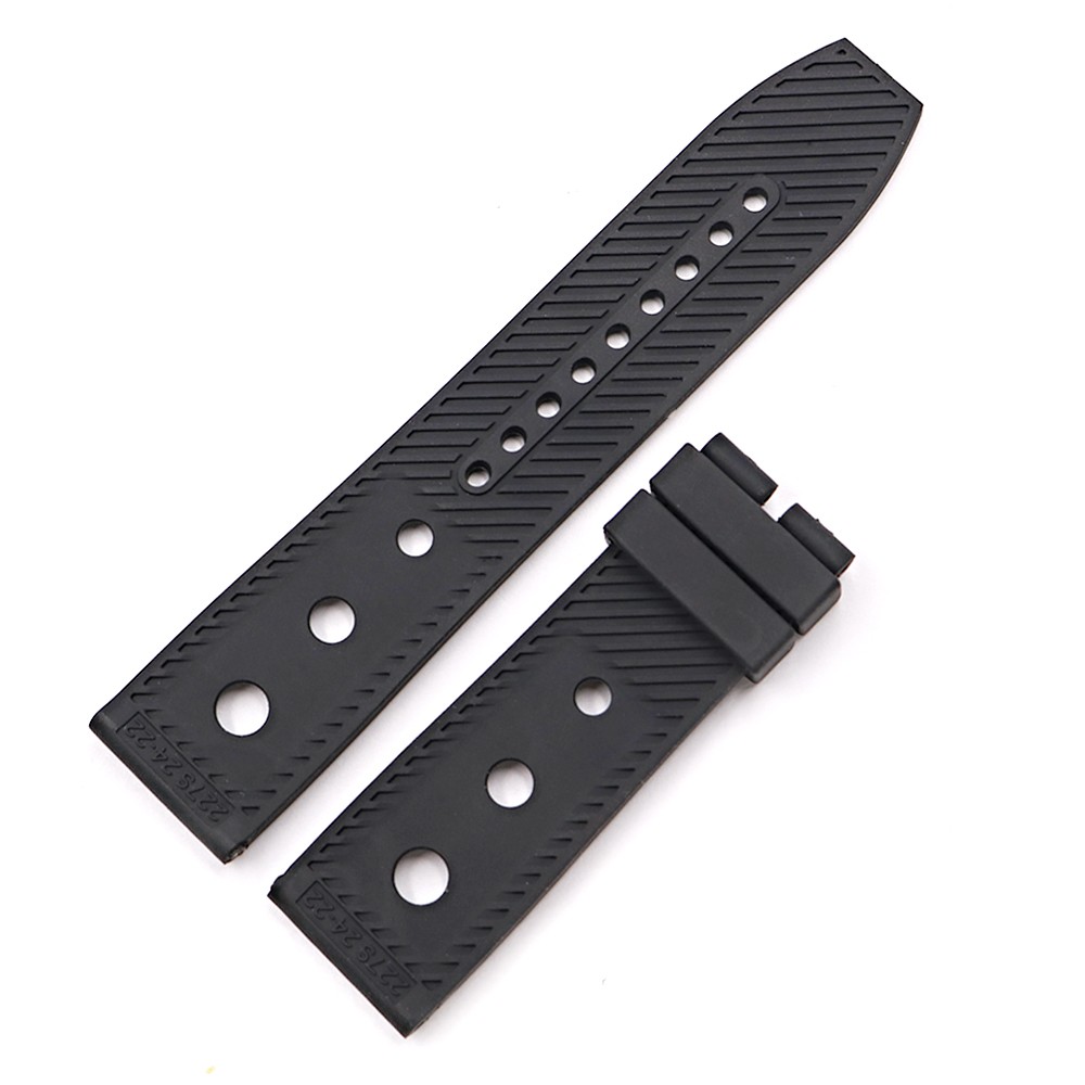 CARLYWET - Rubber and silicone replacement watch strap, 22 24 mm, wholesale, high quality, for Breitling Superocean