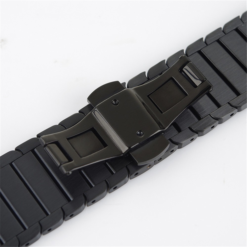 Fashion Stainless Steel Bracelet for Apple Watch 6 5 4 3 2SE 40 44mm Butterfly Clasp Watch Strap for iWatch 38 42mm Replacement Band