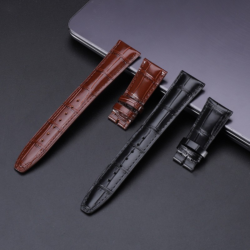 20mm 21mm 22mm Watch Band For IWC Watches Portofino Portugieser Strap Watch Accessorie Genuine Leather Watch Band Strap Chain