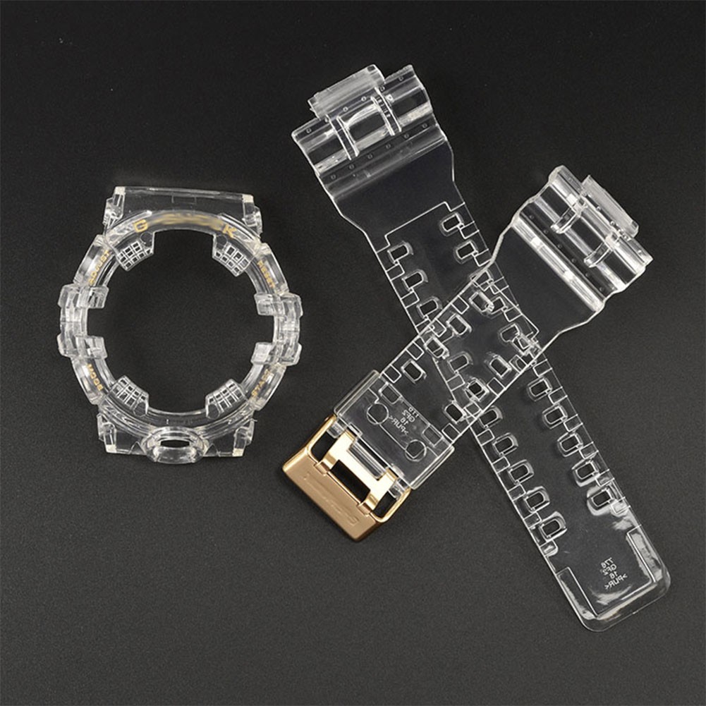 Watch accessories for Casio gshock strap GA-700 710 735 5413 5522 resin watch strap case silicone watchband men watch strap