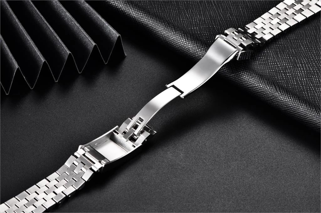 PAGANI DESIGN Original For PD1662, PD1651 Watch 316L Stainless Steel Band Jubilee Band Bracelet Width 20mm, Length 220mm