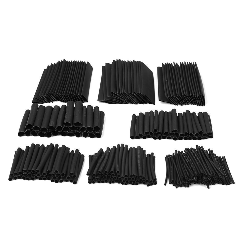 328pcs/set Insulation Shrinkable Tube Heat Shrink Tubing Wire Cable Sleeve DIY Kit Insulated Polyolefin Sheathed Shrink Sleeve