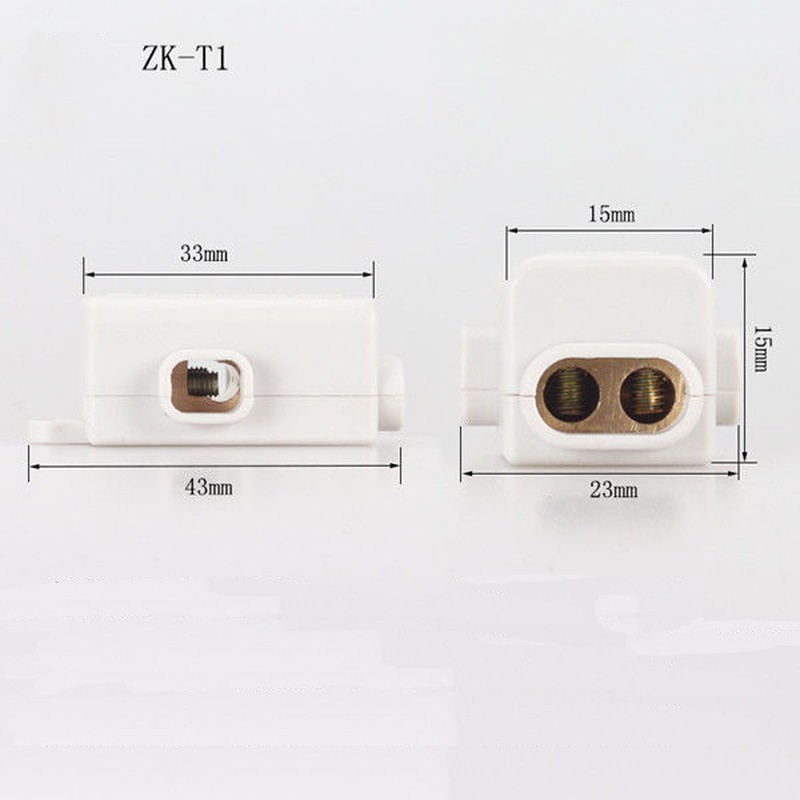 High-power main branch terminal branch wiring pair connector is connected to the machine T-type wiring terminal