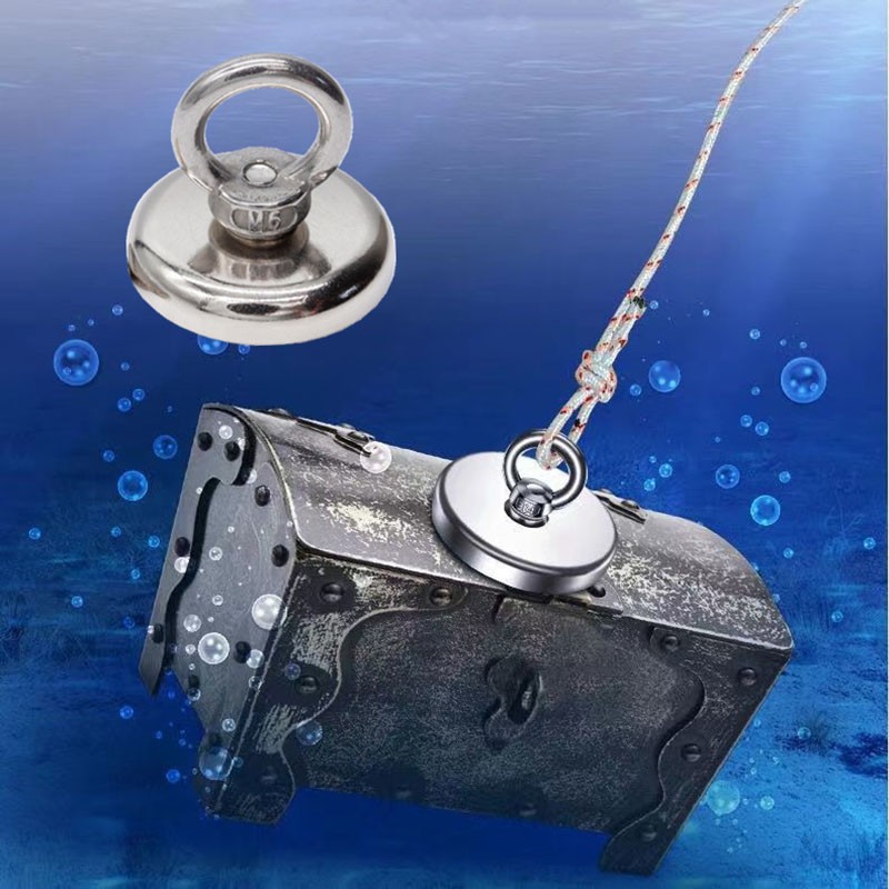 Strong Neodymium Magnet Hook Balls Search Water Fishing Magnet Used in a Variety of Scenarios Outdoor Camping Furniture Magnet