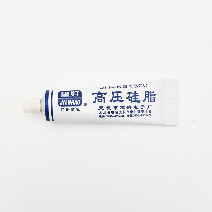 High Voltage Silicone Grease Insulation Rust Moisture Transparent Non-curing for TV FBT Component High Pressure Parts