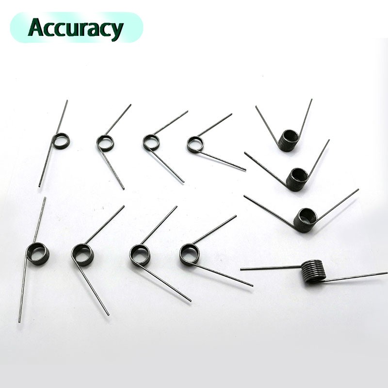 10pcs Wire diameter 0.8mm 3/6/9 coil spring steel V-spring torsion small springs torsion hairpin spring 180/120/90/60 degree