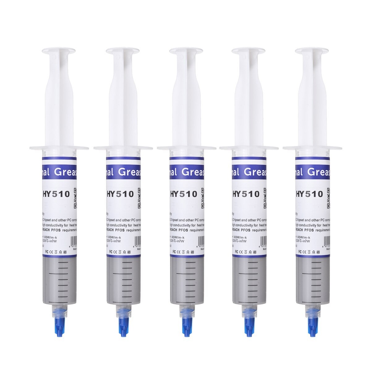 CPU Thermal Conductive Grease Plaster, 30g Syringe Pack, Gray Electronic Components