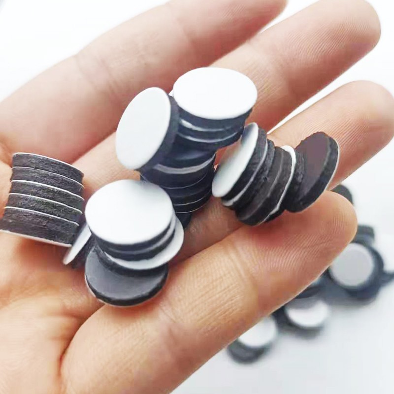 25/50/100pcs 12x2mm Round Flexible Magnet Discs Rubber Fridge Fridge Magnets Dots With Adhesive Backing DIY Crafts