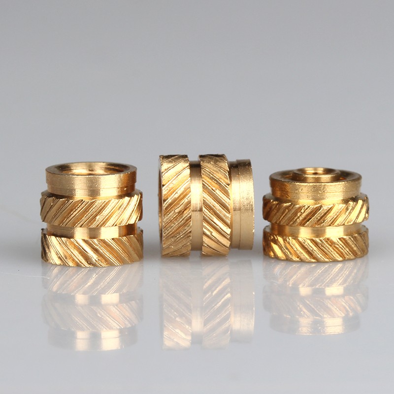 M3 400pcs Copper Hot Melt Inside Nuts Assorted Thread Brass Knurled Threaded Insert Embedment Nuts Set