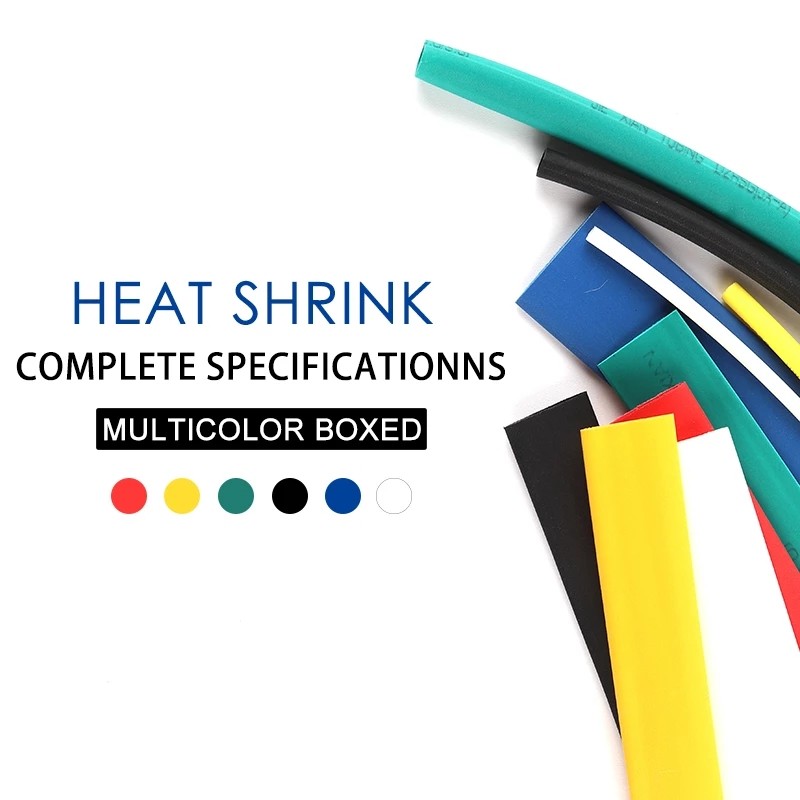 Assorted Polyolefin Boxed Heat Shrink Tubing Tool Kit Heat Shrink Wire Heat Shrink Wrap Kit