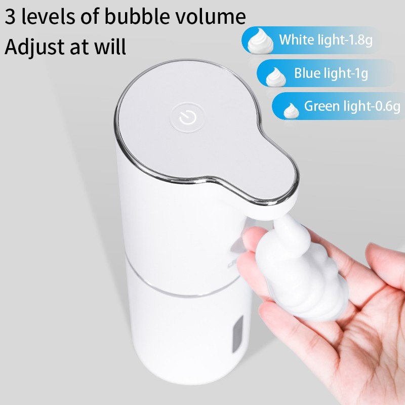 Automatic Foaming Soap Dispenser Bathroom Smart Hand Washer With USB Charging White High Quality ABS Material