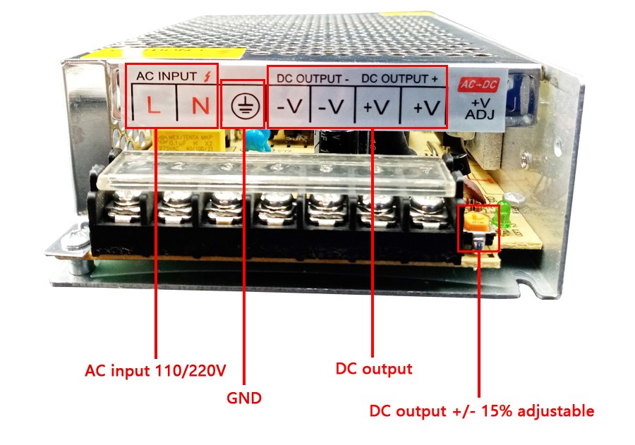 5V 12V 24V 36V Power Supply SMPS 5 12 24 36V AC-DC 220V to 5V 12V 24V 36V 1A 2A 3A 5A 10A 20A 30A Power Supply Switching SMPS