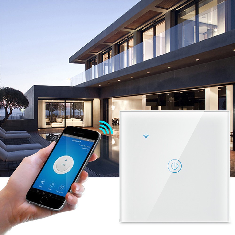 Tuya Smart Wifi Switch With Touch Life Smart Switch EU/UK/US/Brazil 220V Standard With Alexa Google Home Need Neutral