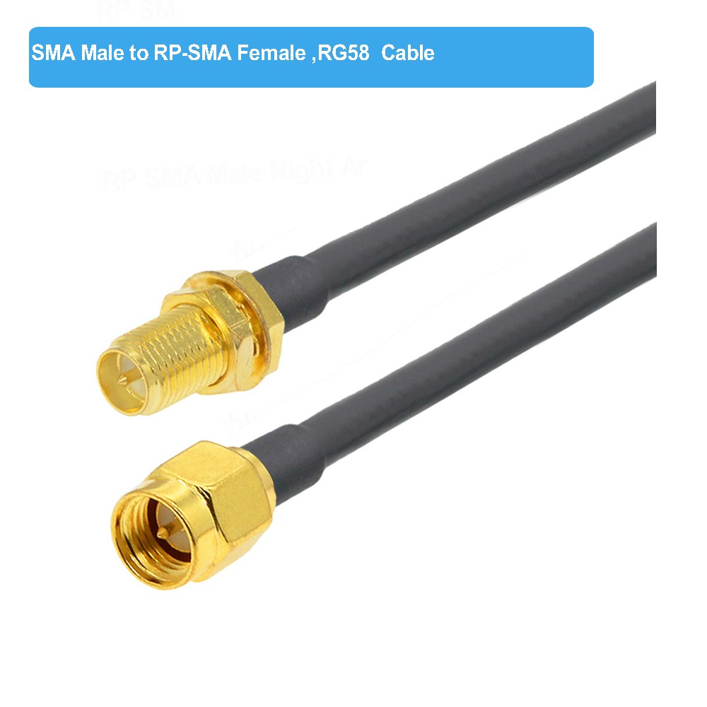 BEVOTOP SMA Male Plug to SMA Female Jack RG58 Cable 50ohm RF Coaxial Pigtail SMA WiFi Antenna Extension Cord Connector Adapter