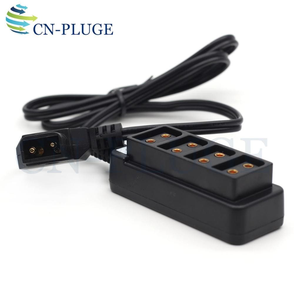 D-Tap Splitter Male to 4 Ports P-Tap, Camera Power Supply, 4-Way Splitter