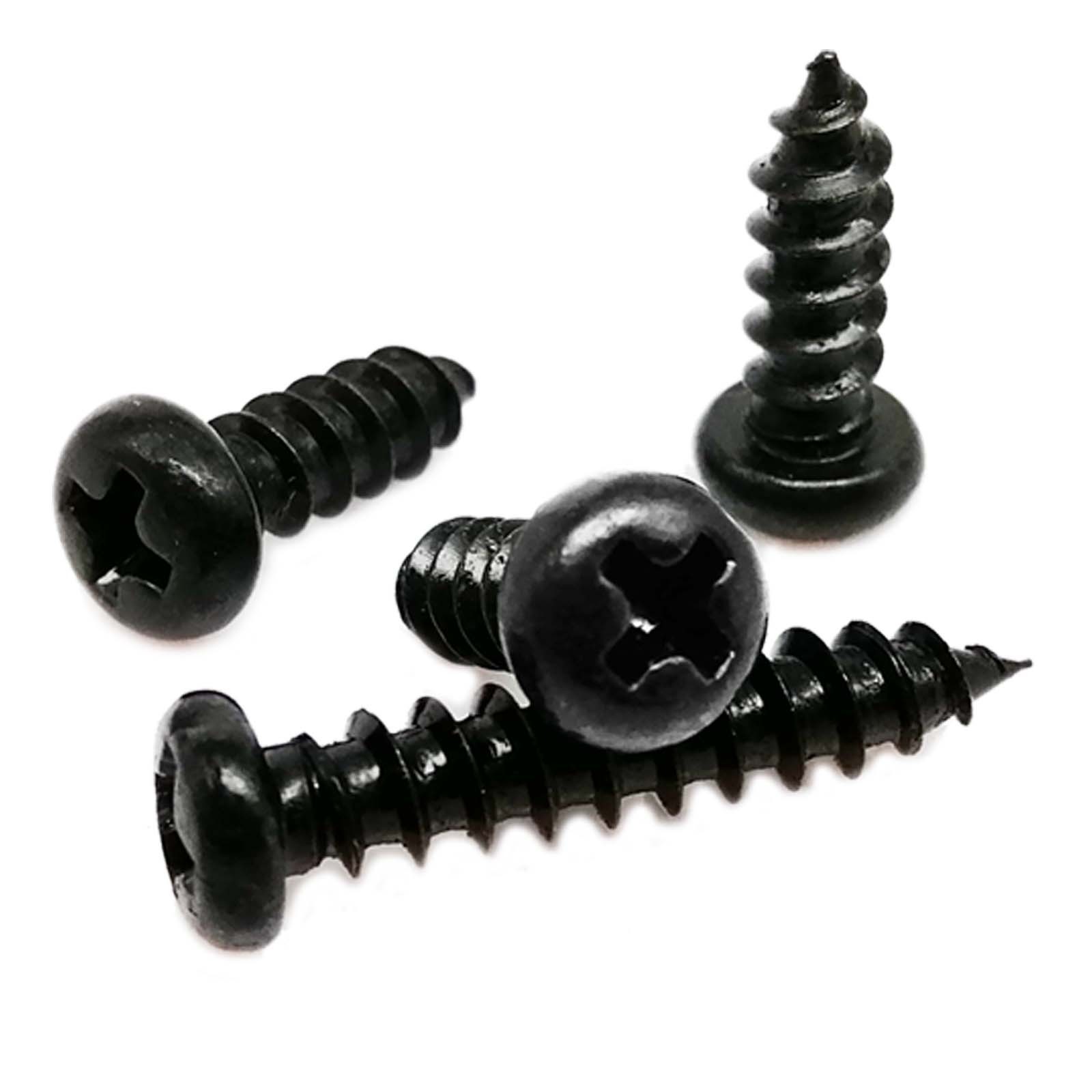 Round Head Wood Screws Set 700 or 2010pcs M1 M1.2 M1.4 M1.7 M2 M3 M4 Black Steel Small Cross