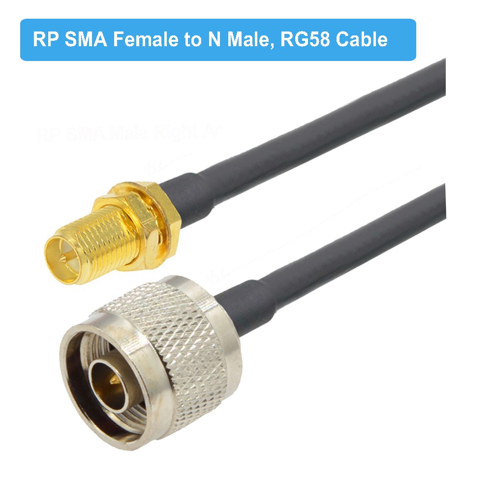 1pc RG58 N Type Male/Female to SMA Male Plug RF Coaxial Adapter Pigtail Cable RG-58 Extension Jumper Cord 15cm 50cm 1M 2M 5M