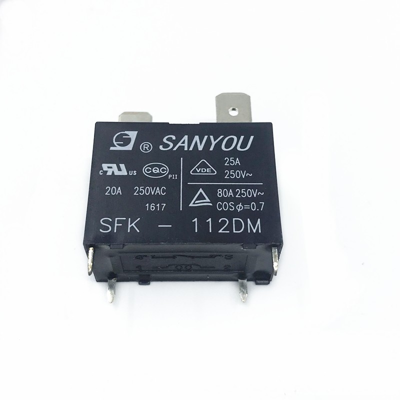 Free Shipping 5pcs-50pcs Original New SANYOU Relay SFK-112DM Air Conditioner Relay Power Relay SFK 112DM 12VDC 25A 250VAC 4 Pins