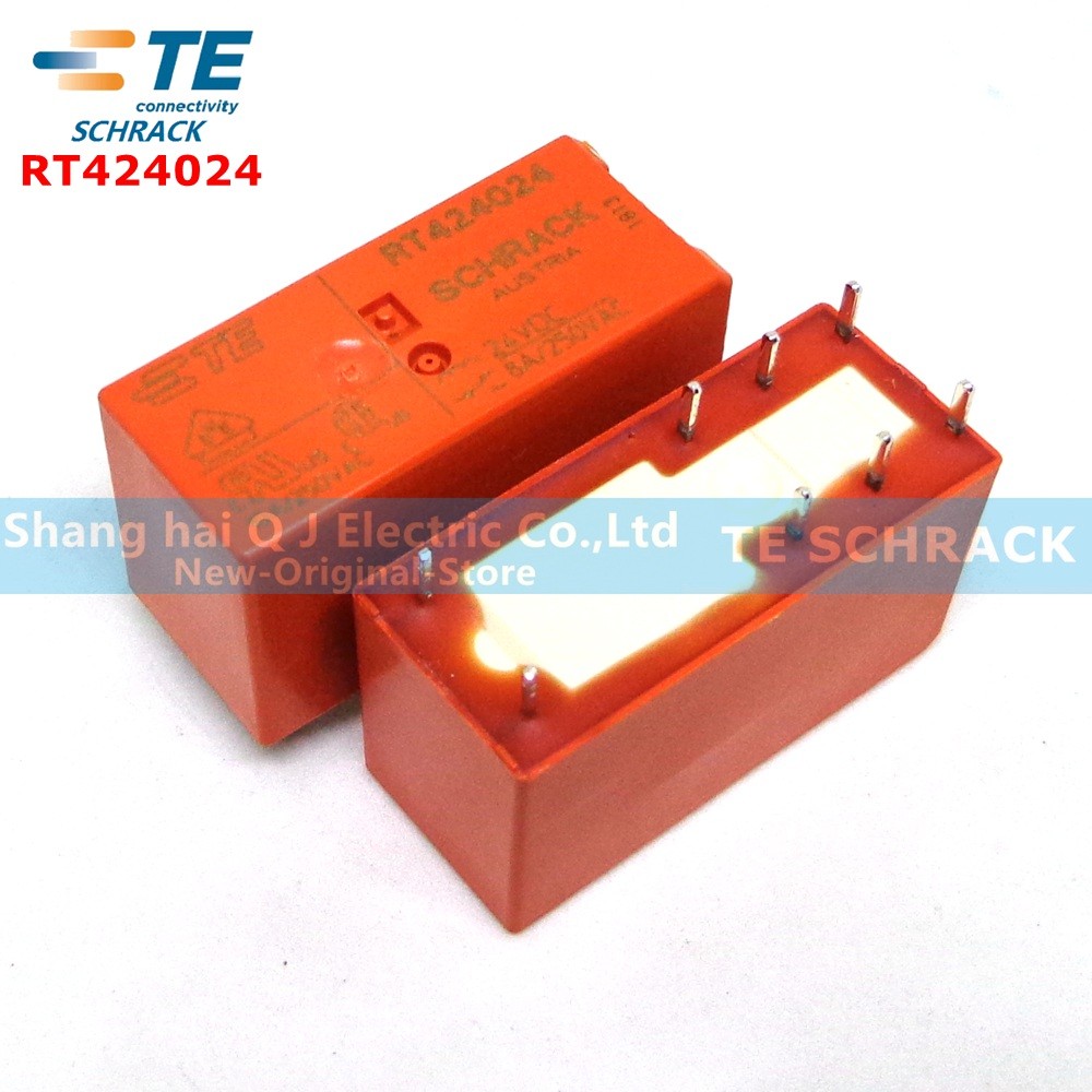 10pcs TE SCHRACK RT424024 RT314024 RT314730 RTE24048 RTE24012 RTE24024 RT424005 8PIN Relay Brand New and Original