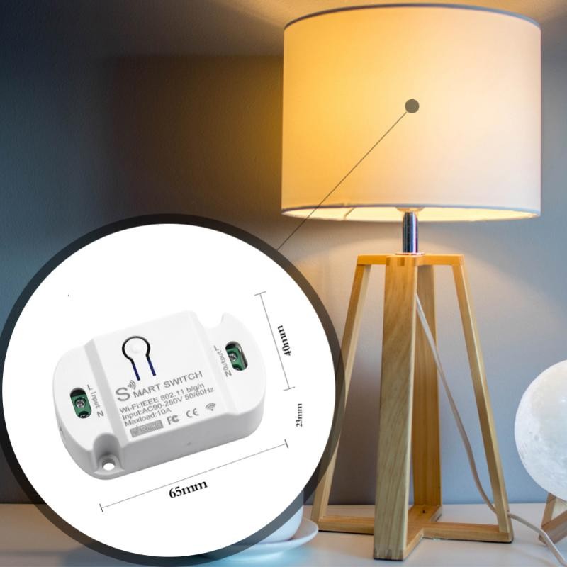 Tuya Wifi Smart Connection Smart Wireless Remote Switch Light Time Controller Work with Alexa Google Assistant IFTTT