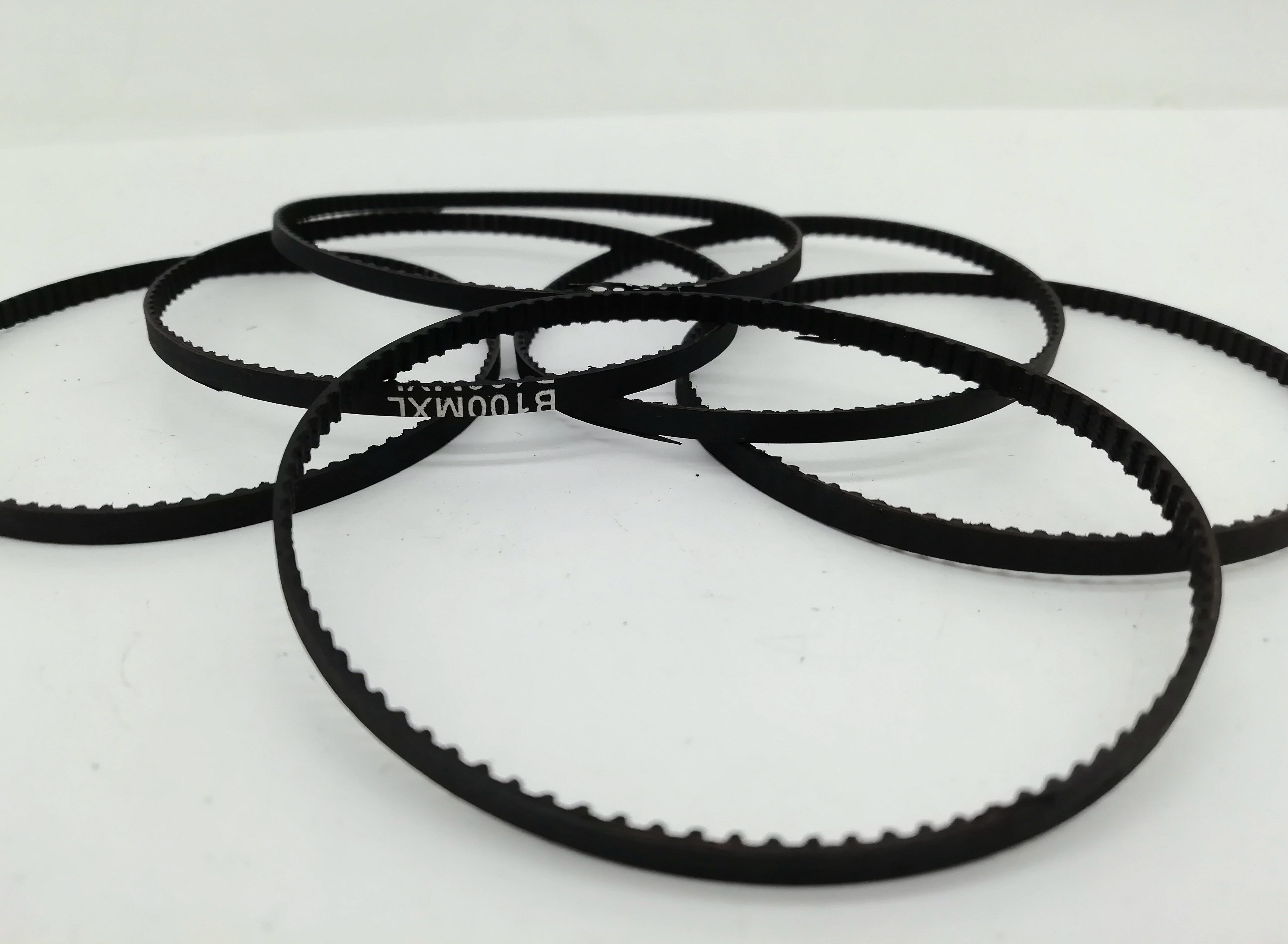 Free shipping 10pcs/lot B100MXL 3mm width closed loop MXL timing belt