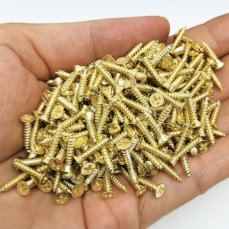 200pcs 2x5mm 2x6mm 2x8mm 2x10mm steel phillips pan round head self tapping screw wood screw