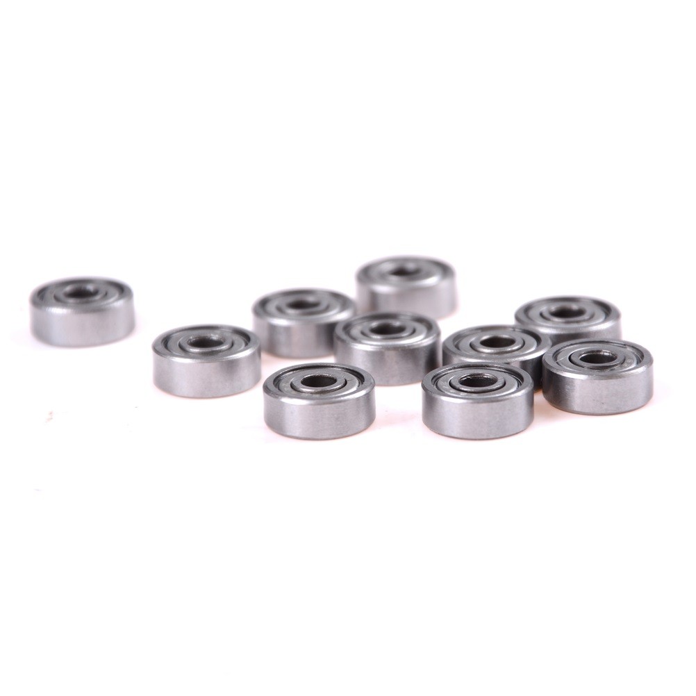 10pcs shafts machine 606ZZ metal shielded ball bearing balls deep groove shafts