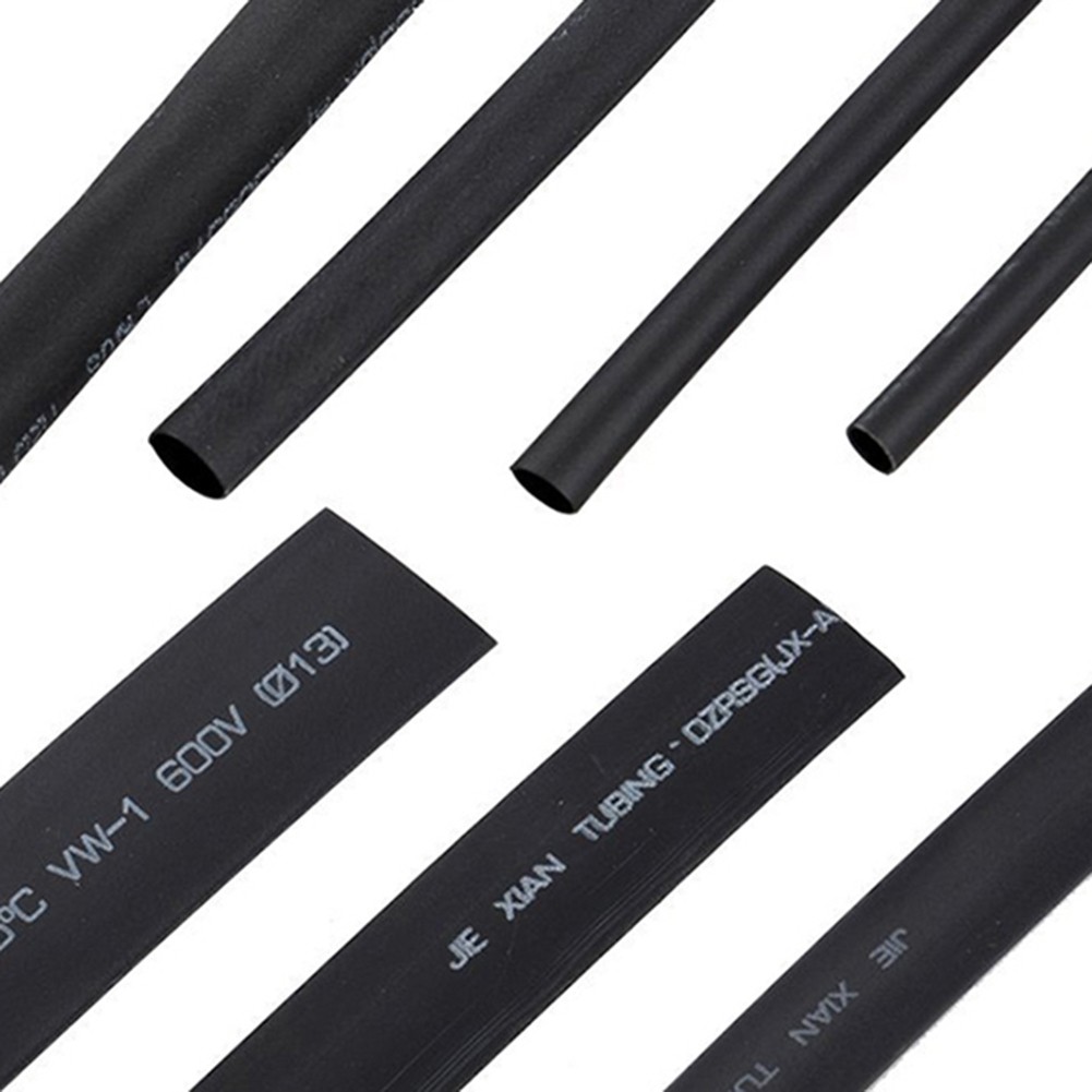 127/164pcs Thermoresistant Heat Pipe Shrink Wrap Car Shrinkable Tubing Electrical Connection Wire Cable Insulation Sleeving