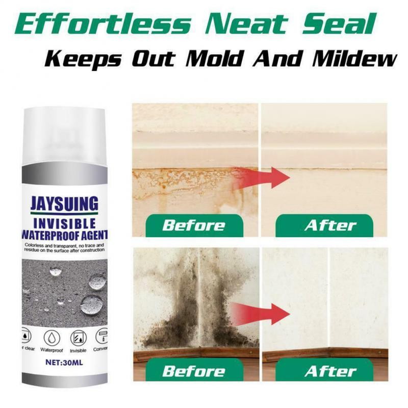 30ml Sealant Spray Sealant Fast Drying Sealant Spray Bathroom Waterproof Leak Repair Spray Gaps Leak Roof Repair Supplies