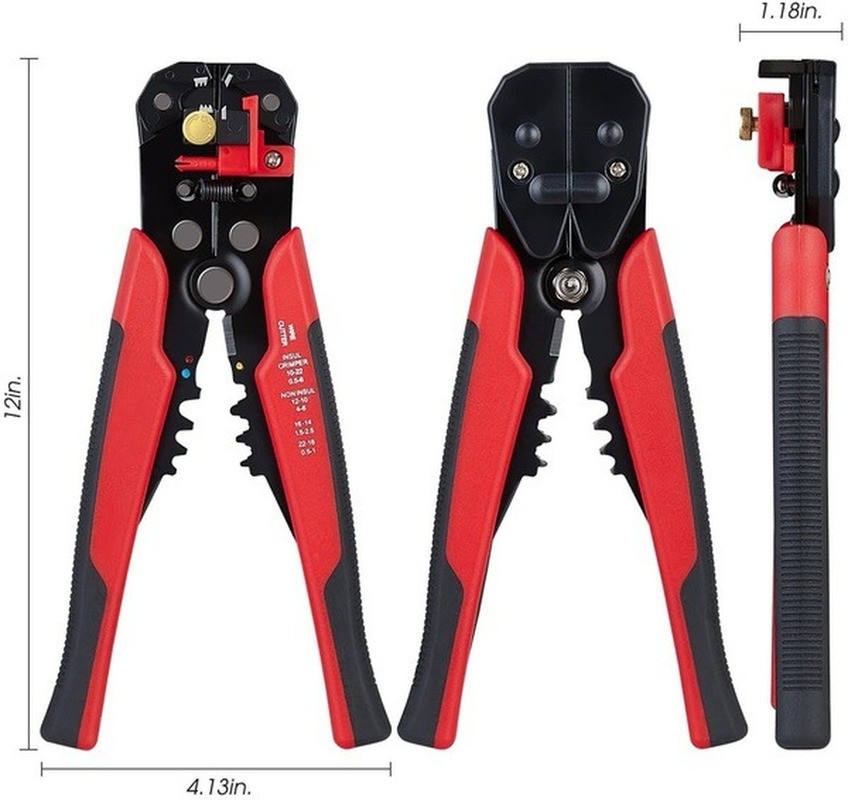 480/1200pcs assorted spade terminals insulated cable connector electrical wire assorted crimp butt loop thorn loop lugs plier