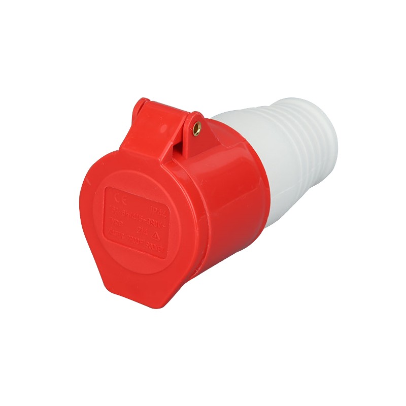 32A 4 Pin 3P+E IP44 380-415V Electrical Connector Power Waterproof Dustproof Industrial Male And Female Plug Socket