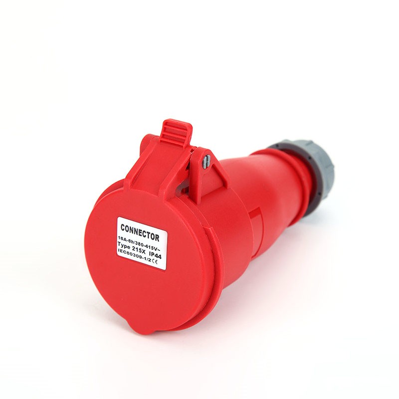 32A 5 Pin 220V-415V IP44 3P+E+N Waterproof Dustproof Male Female Plug And Socket Connector For Aerospace Industry