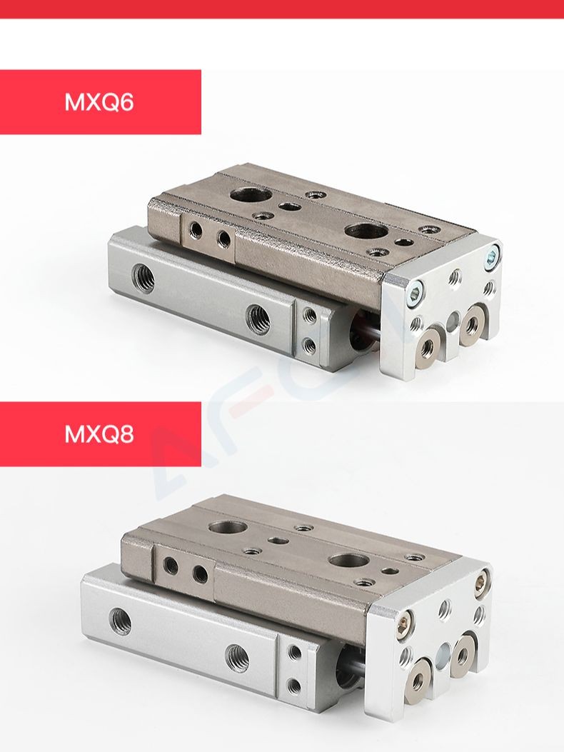 MXQ SMC Air Cylinder Table Type Dual Rail Slide Air Pneumatic Cylinder MXQ6 MXQ8 MXQ12 MXQ16 MXQ20 MXQ25