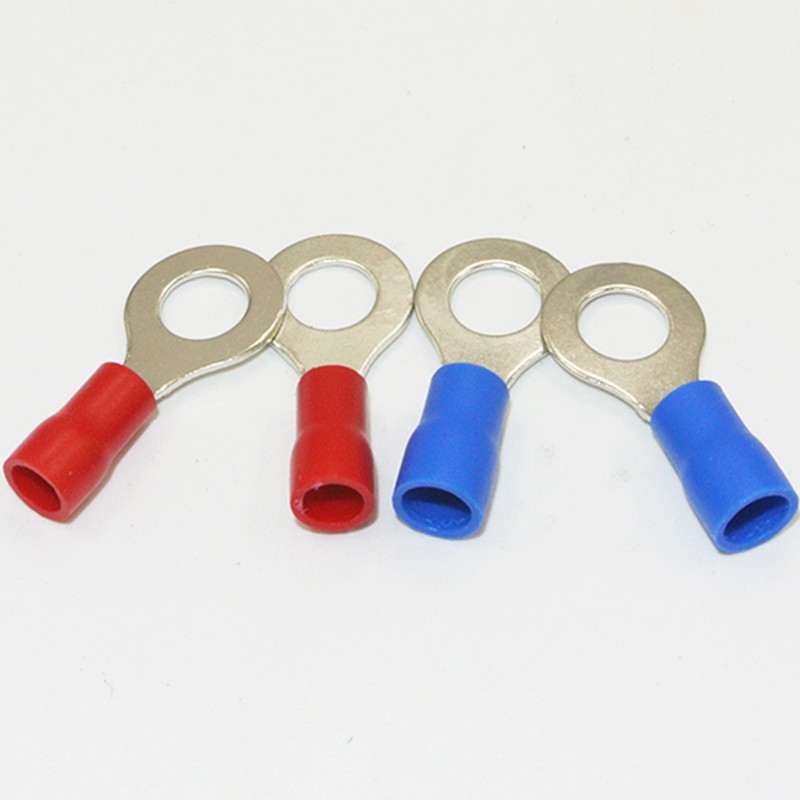 360/320/125pcs 22-16/16-14/12-10 AWG Mixed Quick Cut Electrical Insulated M4/5/6/8 Ring Terminals Crimp Terminal Connectors Kit